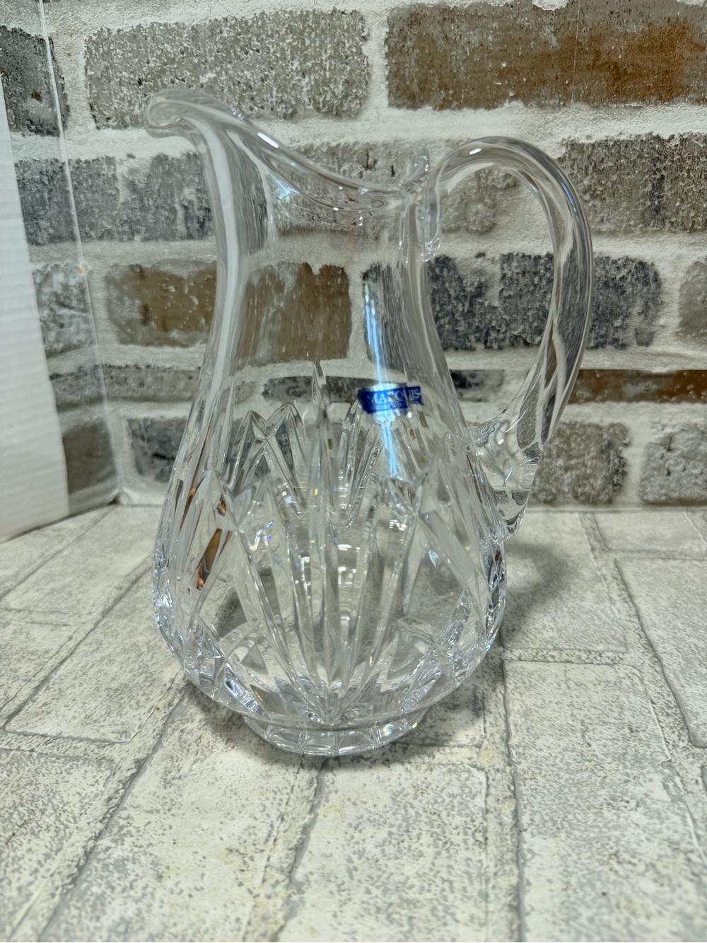 Pitcher Brookside by WATERFORD MARQUIS cut crystal